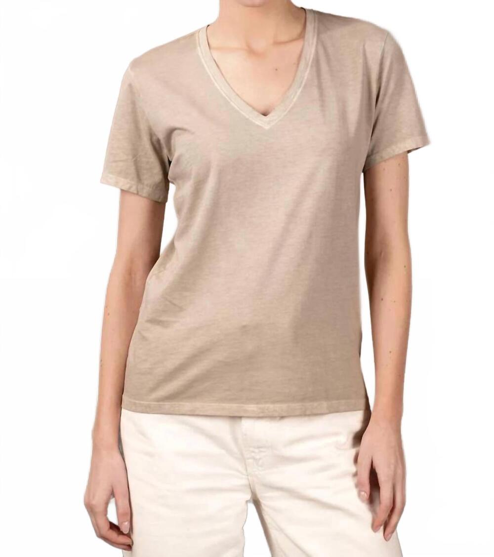 NEW ANONYM APPAREL romy faded t-shirt in dust